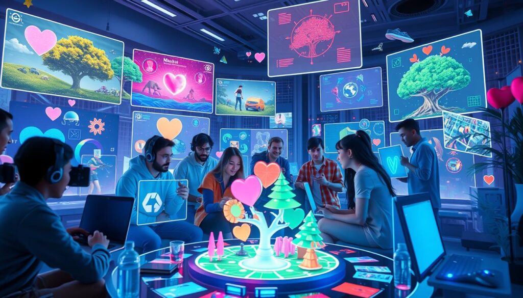 Collaborative efforts in gaming communities