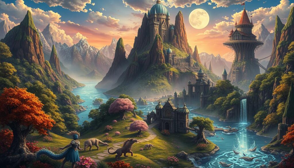 Fantasy gaming worlds