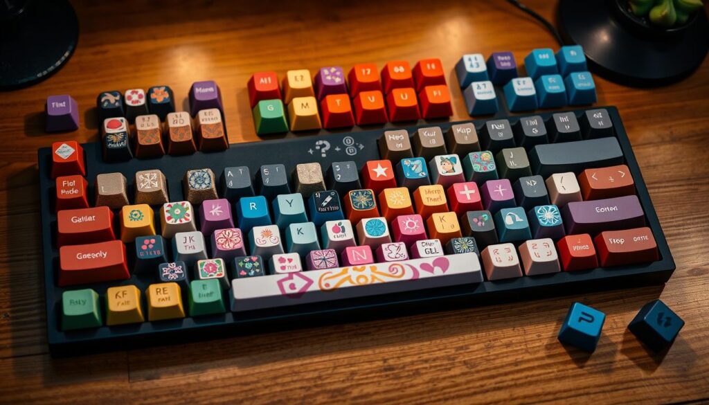 Custom keycaps for keyboard personalization