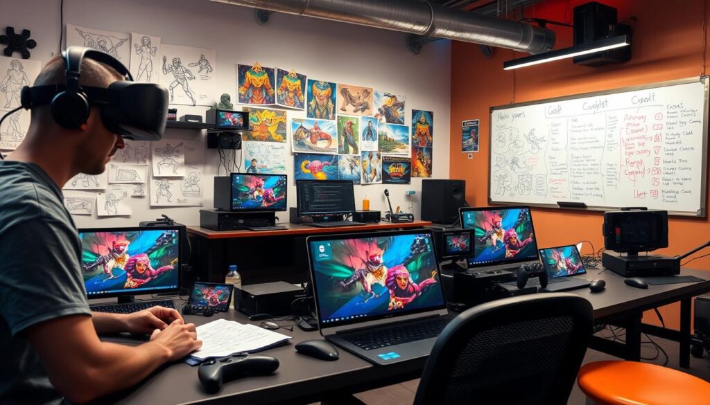 Game development tools and engines