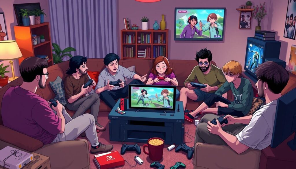 Local multiplayer games on various gaming platforms Local multiplayer games on various gaming platforms