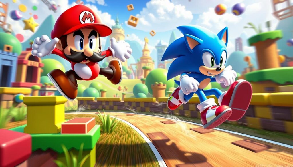 Mario vs Sonic rivalry