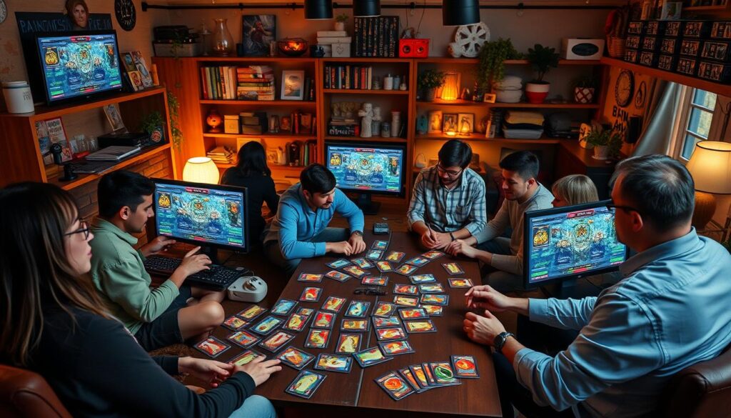 Online multiplayer card game community