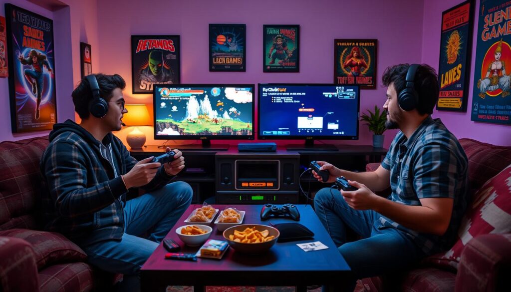 Split-screen gaming Split-screen gaming