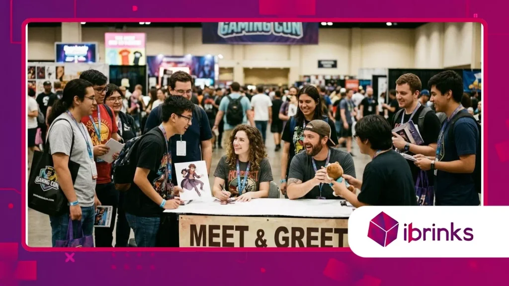 Hosting offline meet & greets at conventions