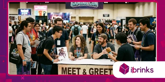 Hosting offline meet & greets at conventions